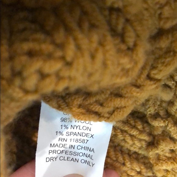 Grey Jason Wu Mustard Wool Sweater XS - Picture 6 of 8